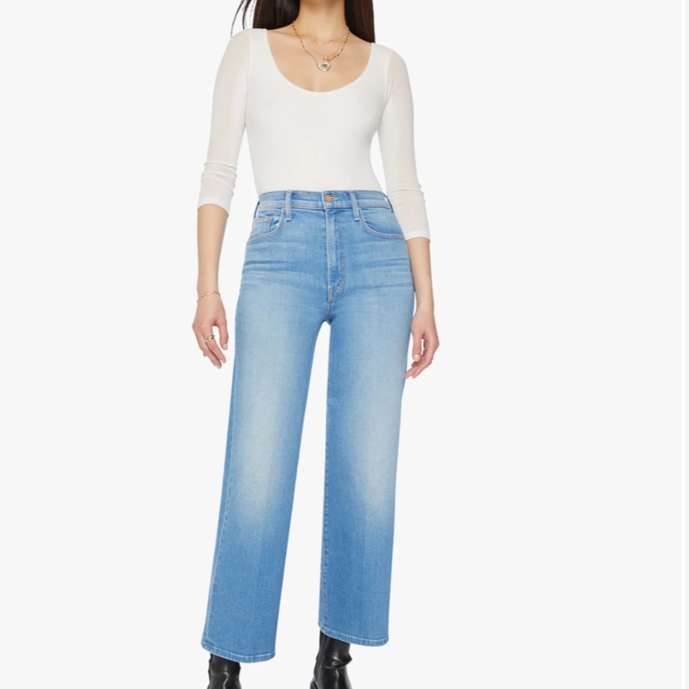 MOTHER The Rambler Zip Ankle jeans